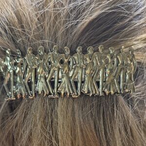 Chic Gold Figurine Hair Clip